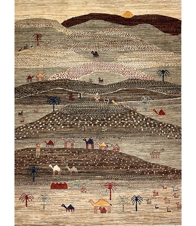 Shabahang Rugs Waukesha Fine Hand Knotted Wool Khorjin Rug 3'3 X 4'9 -  Shabahang Rug Gallery, Persian and Oriental Carpets