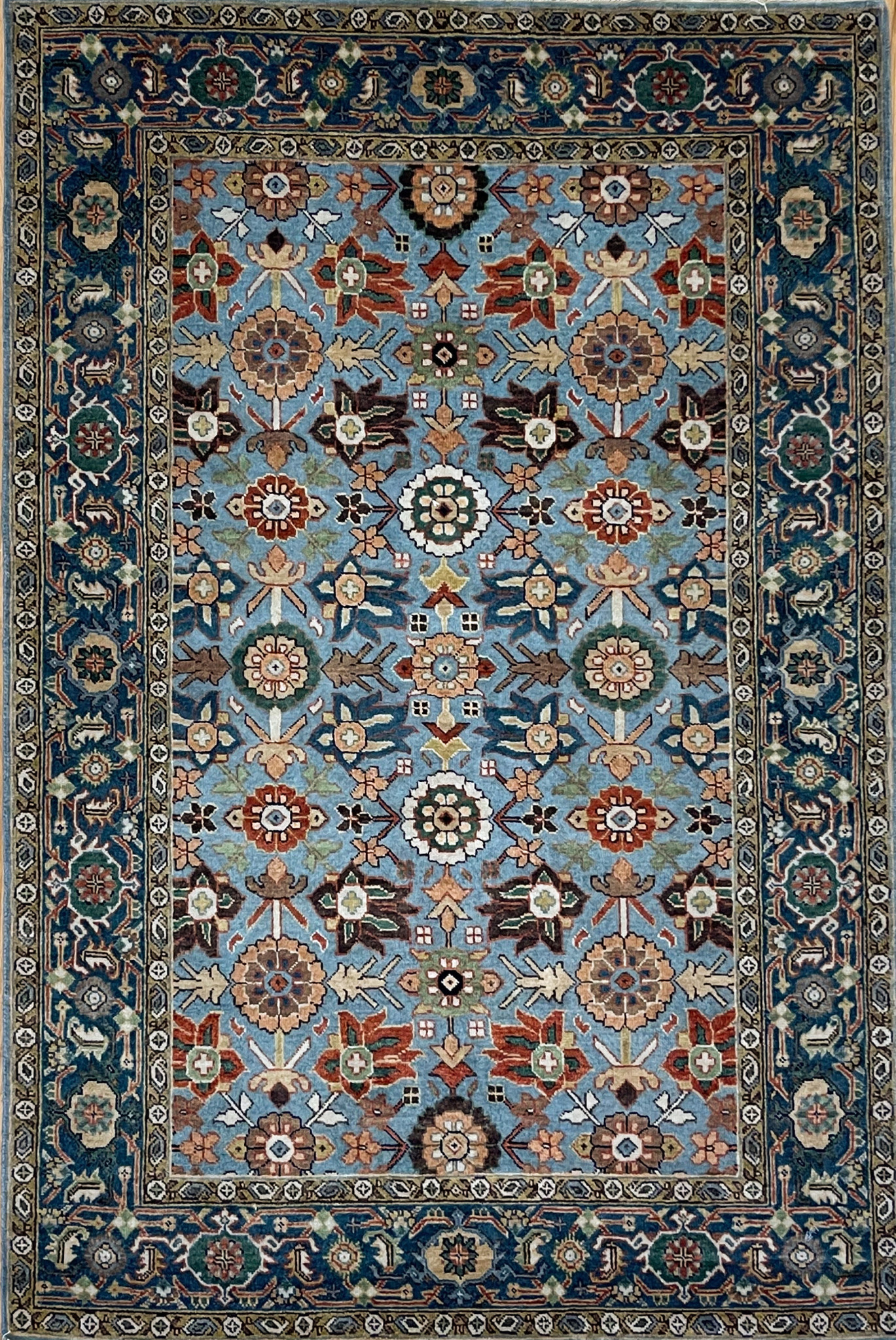 15274-Sarough Hand-Knotted/Handmade Persian Rug/Carpet Traditional