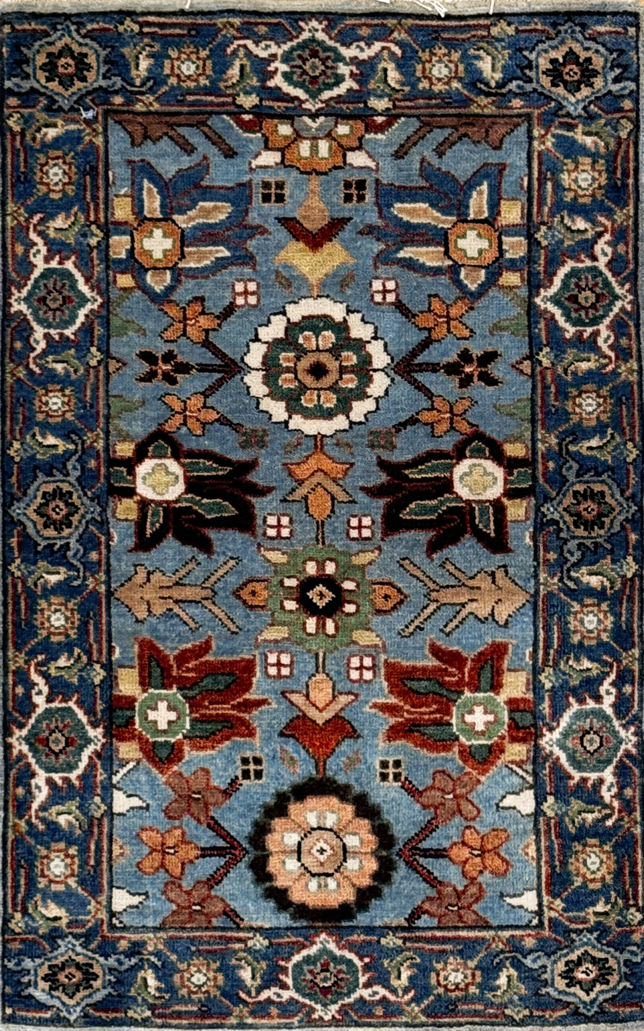 【2plan】HAND MADE Rukko Rug Boots Shabahang Rugs Waukesha Hand KNotted Fine Wool Tabriz Runner