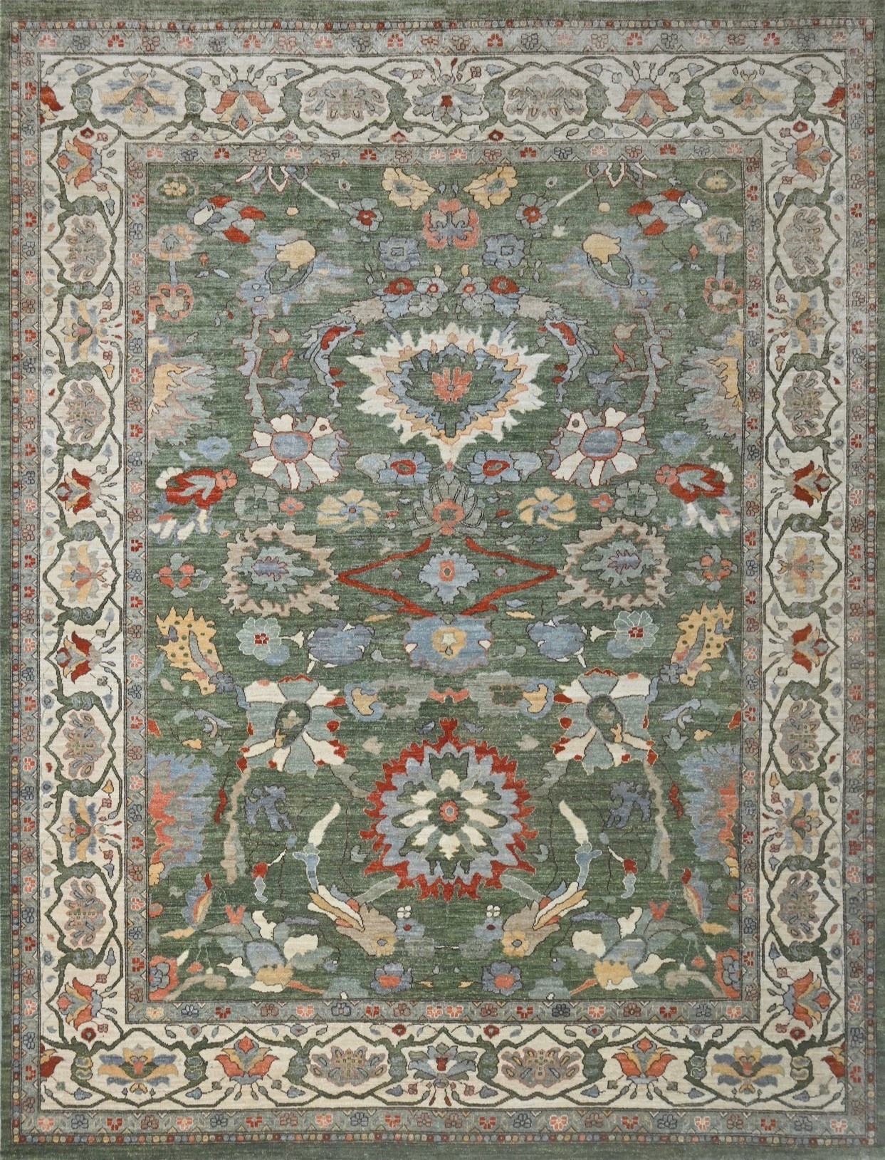 Ariana Rug 9x12 Fine Hand Knotted Pakistani Vegetable Dye Rug