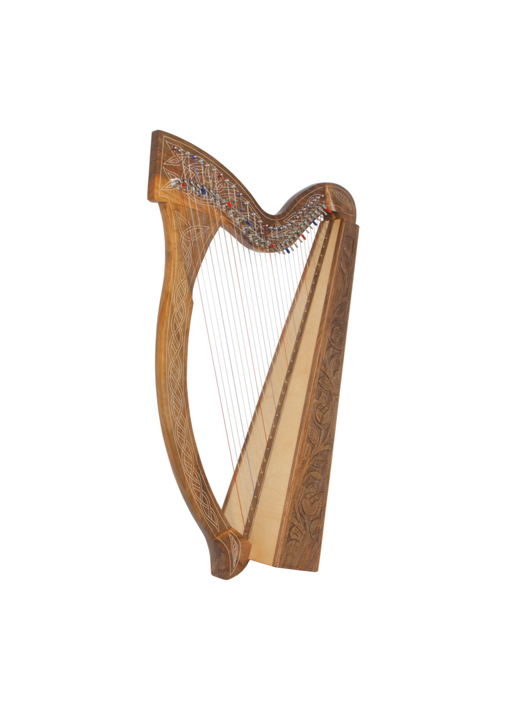 Roosebeck Minstrel Harp 29-String (Walnut)