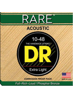 DR Handmade Strings DR Strings Rare Phosphor Bronze Extra Light Acoustic Guitar Strings