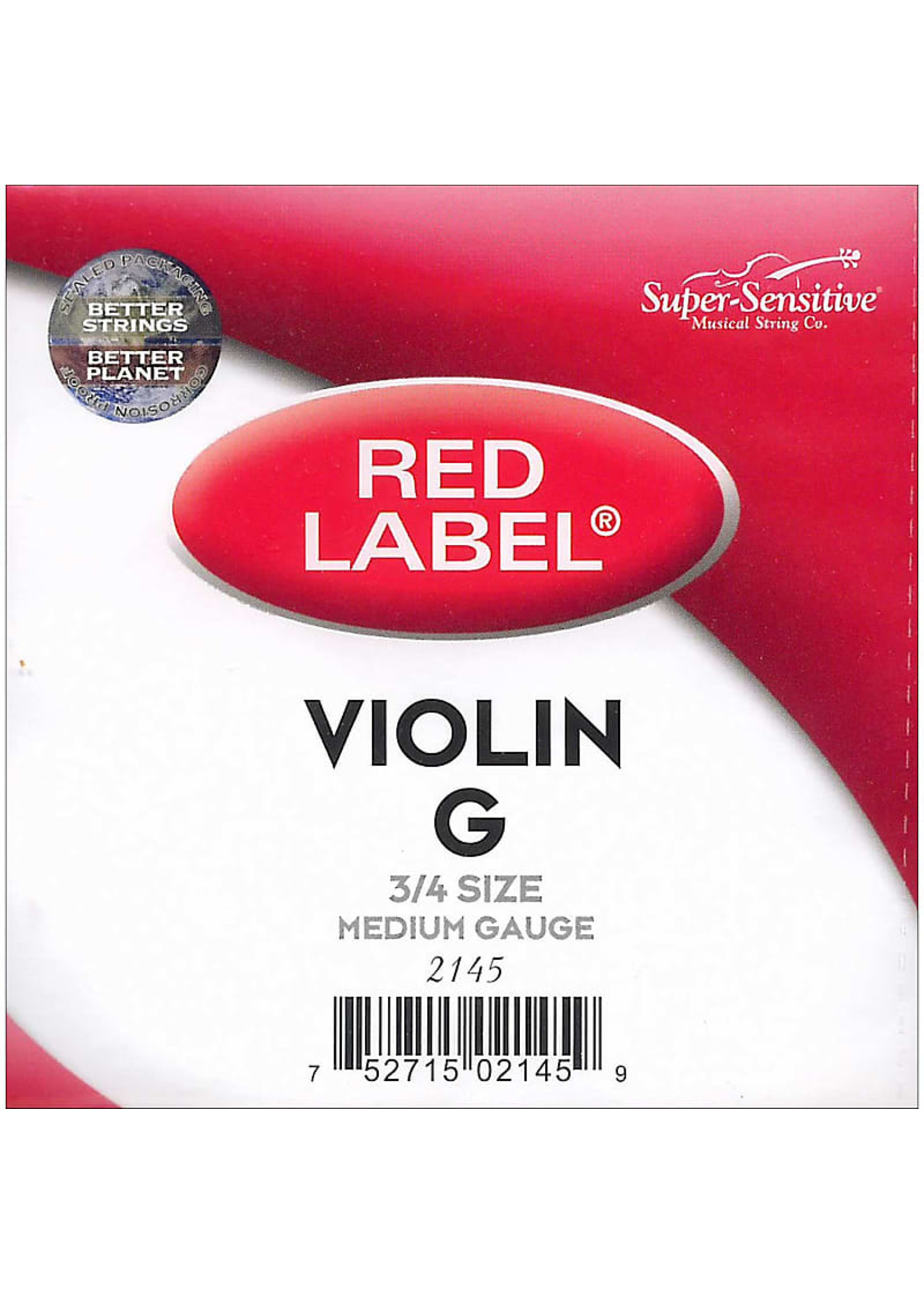Red Label Red Label 3/4 Violin Medium G-String