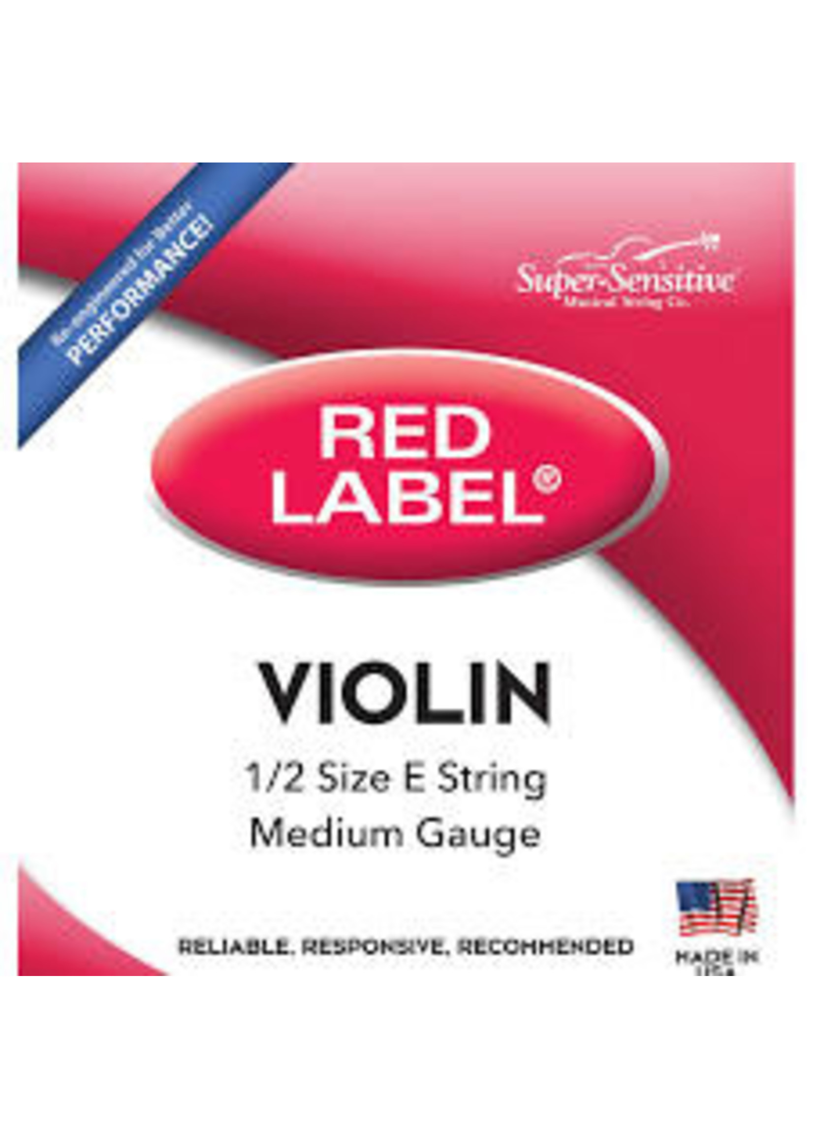 Red Label Red Label 1/2 Violin Medium E-String