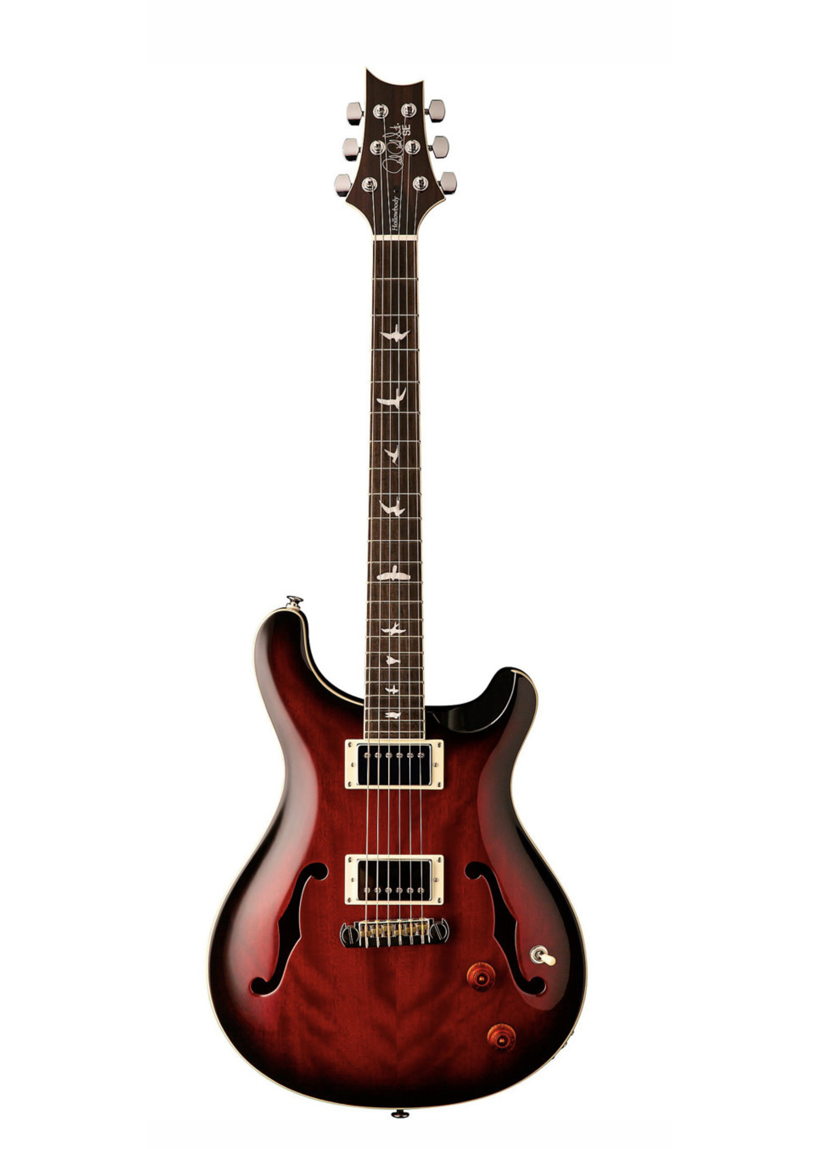 PRS Guitars PRS SE HOLLOWBODY STANDARD FR - Fire Red Burst w/ Case