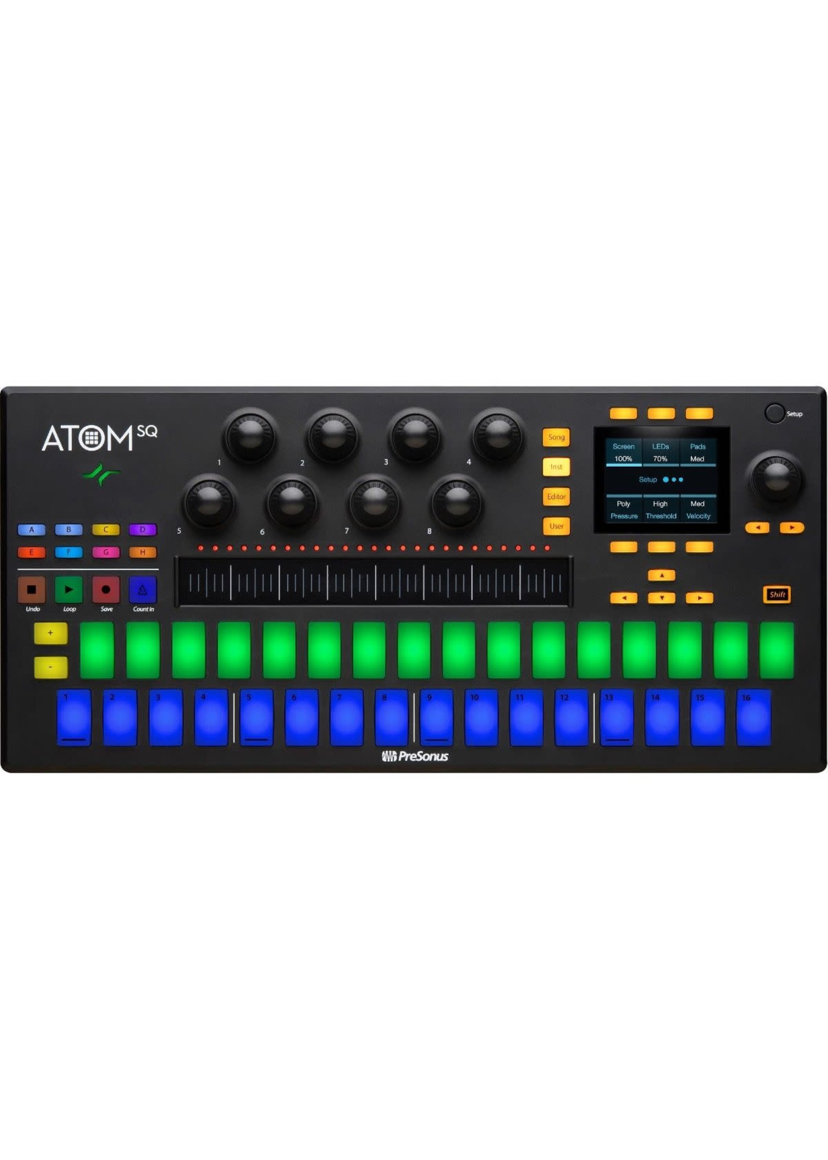 PreSonus Presonus Atom SQ USB 16-Pad MIDI Controller - Austin