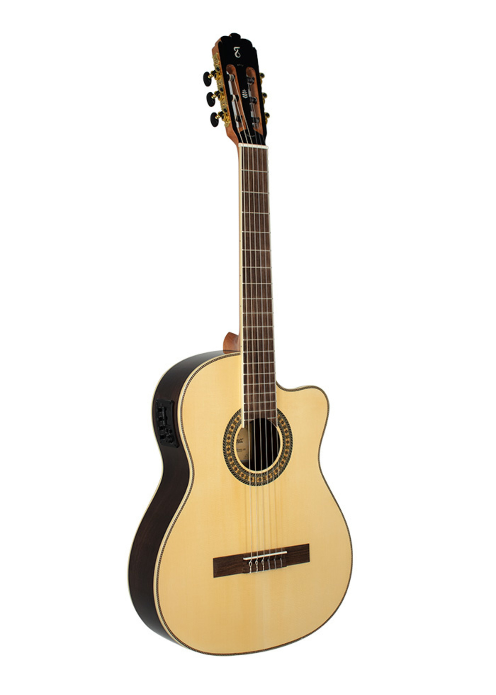 Tagima Tagima WS 10 EQ-DBS Nylon String Acoustic Electric Guitar w/ Cutaway Drop Sunburst Gloss