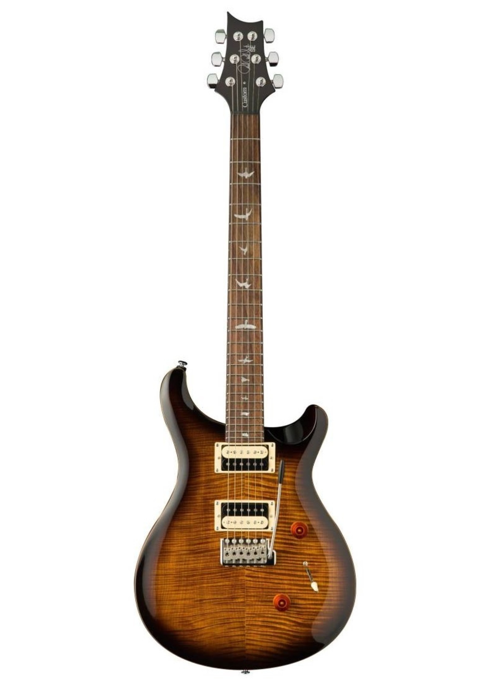 PRS Guitars PRS SE Custom 24 Electric Guitar w/ Bag- Black Gold Sunburst