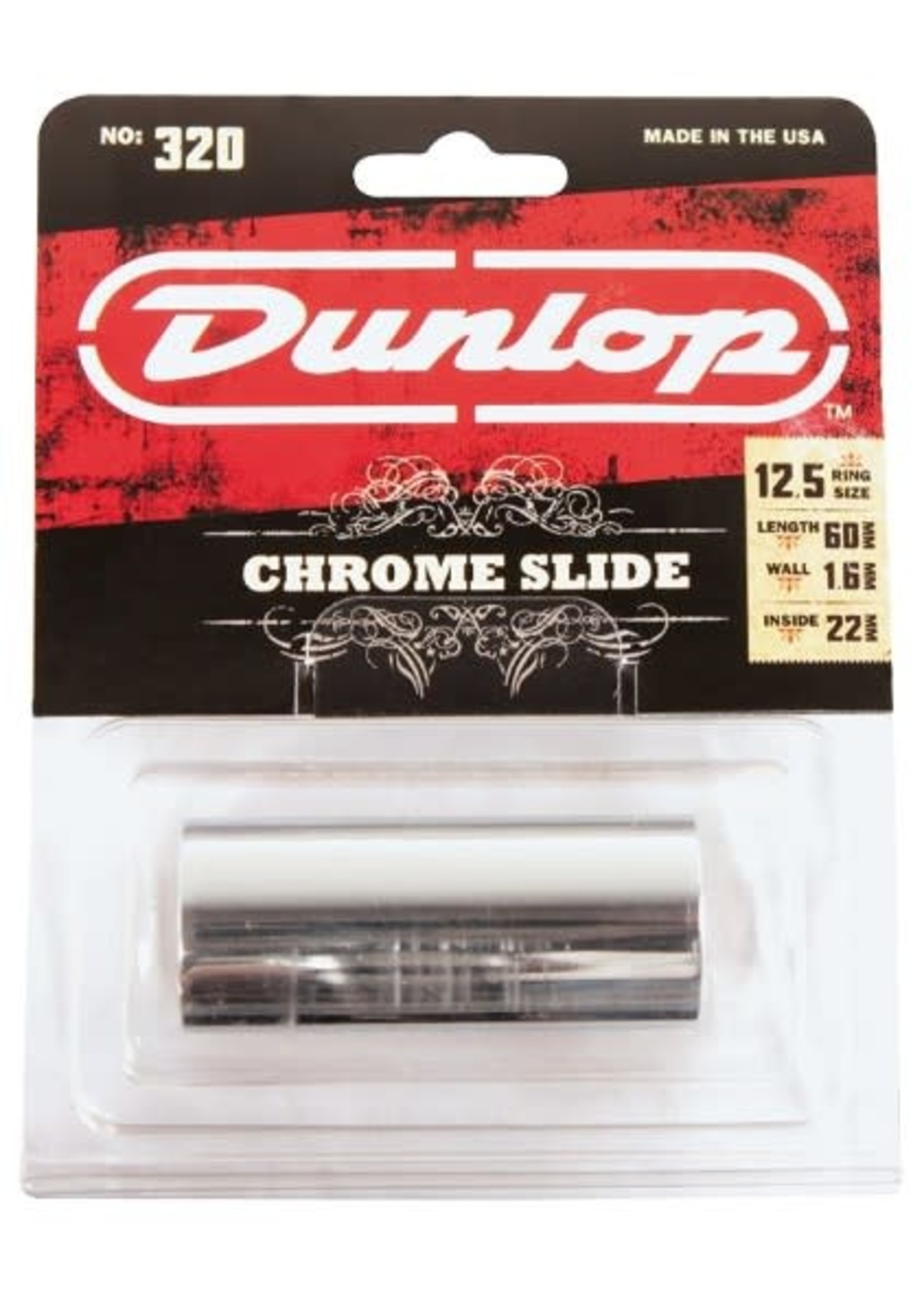 Dunlop (ea)DUN 320 CHROME SLIDE LRG