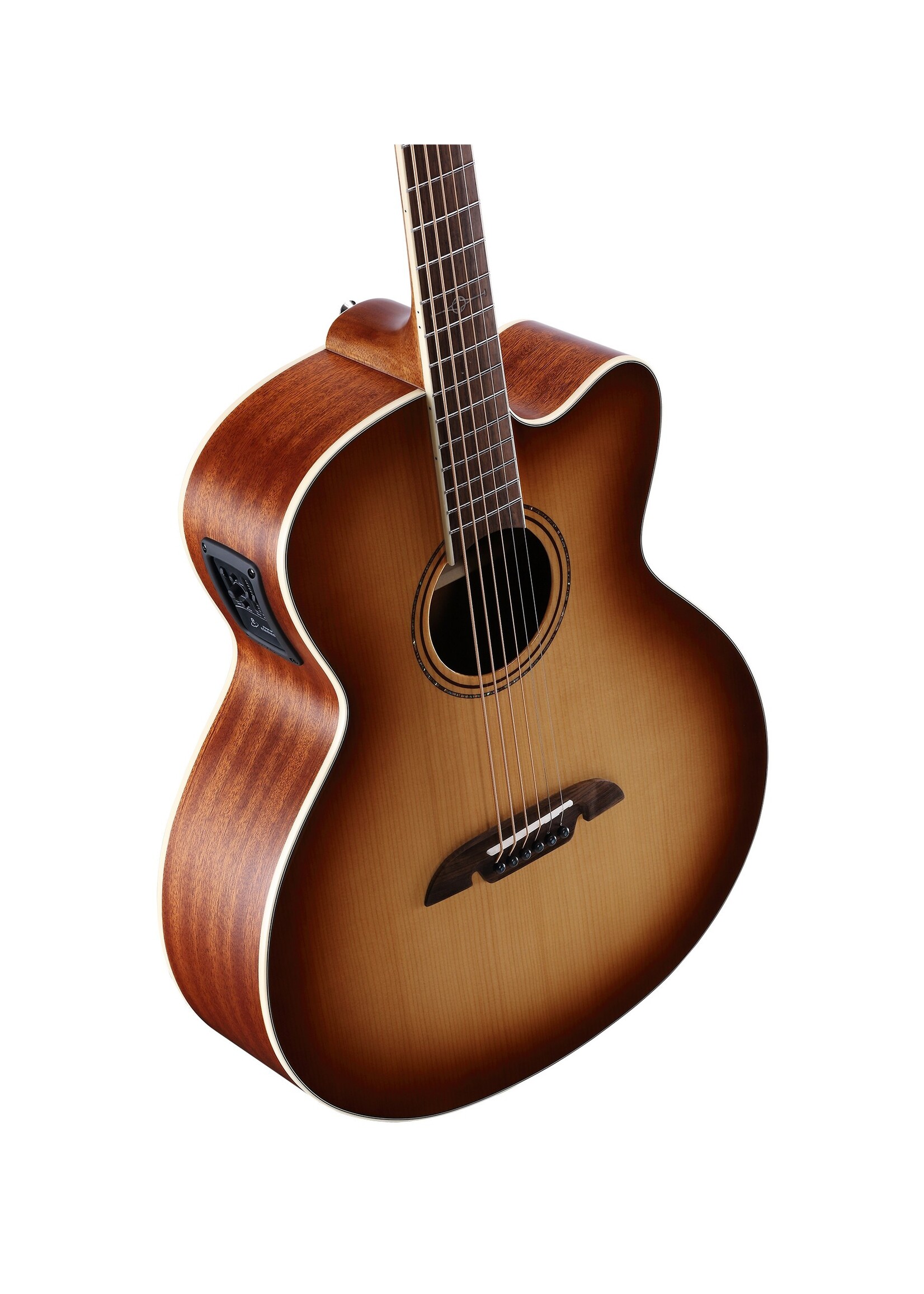 Alvarez Alvarez ABT60CESHB Artist Baritone Acoustic Electric Guitar w/ Cutaway Shadowburst with EQ & Tuner