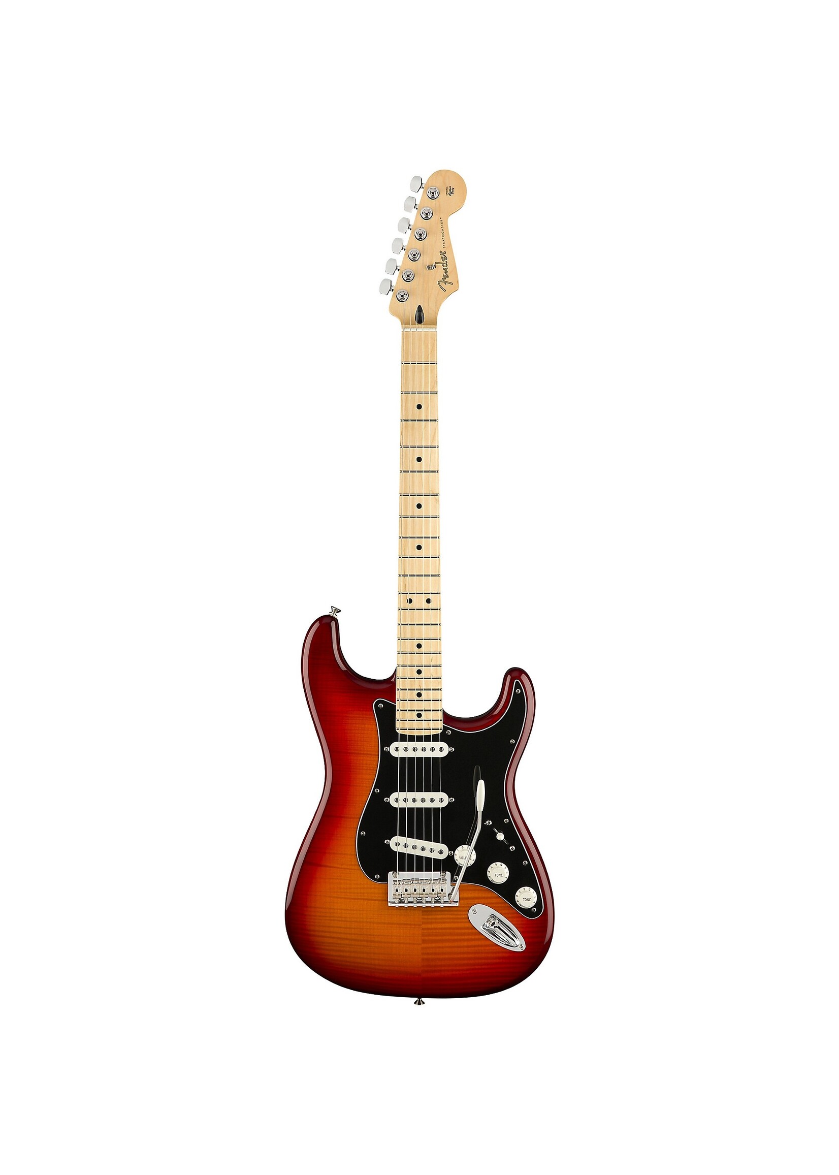 Player Stratocaster® Plus Top, Maple Fingerboard, Aged Cherry Burst (USED)