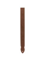 Onori Onori 2" Cowless Suede Guitar Strap with Beige Cowless Suede Backing Brown