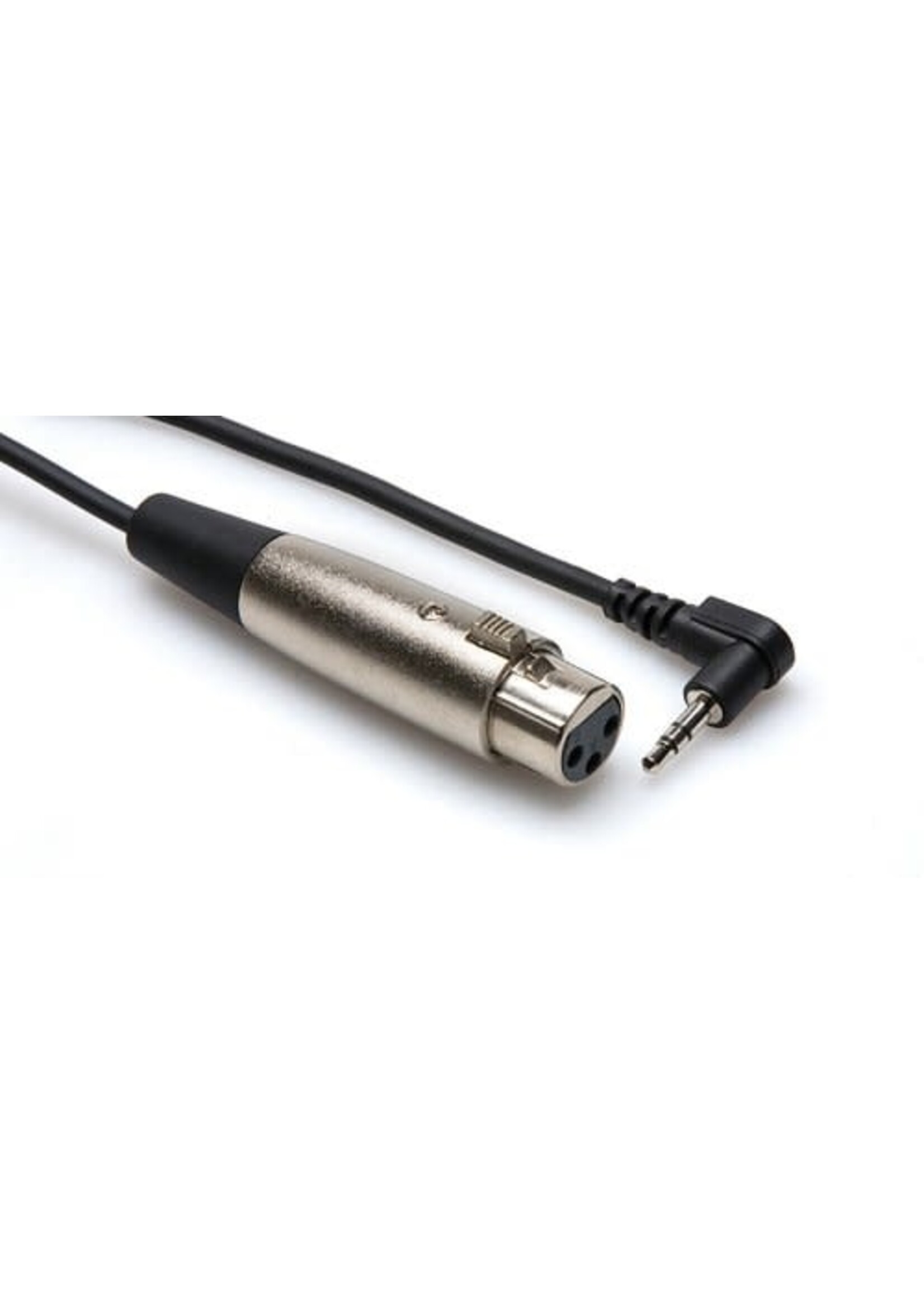 Hosa Hosa Xvs-101F Xlr3f to Right-Angle 3.5Mm Trs Microphone Cable 1 Ft.
