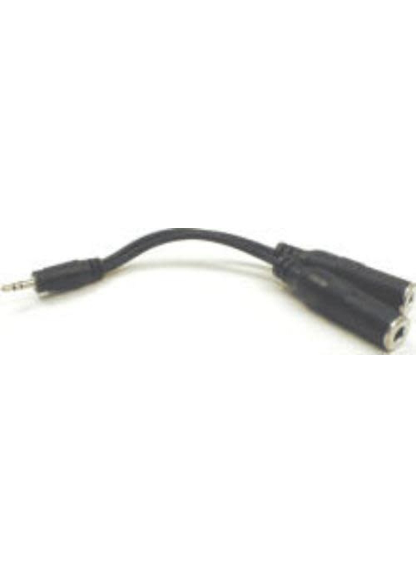 Hosa Hosa YMP-233 Y Cable - 3.5mm TRS Male to Dual 1/4 Inch TRS Female