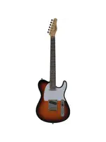 Tagima Tagima T-550 Electric Guitar, Tech Wood Fretboard, Sunburst w/ White Pickguard