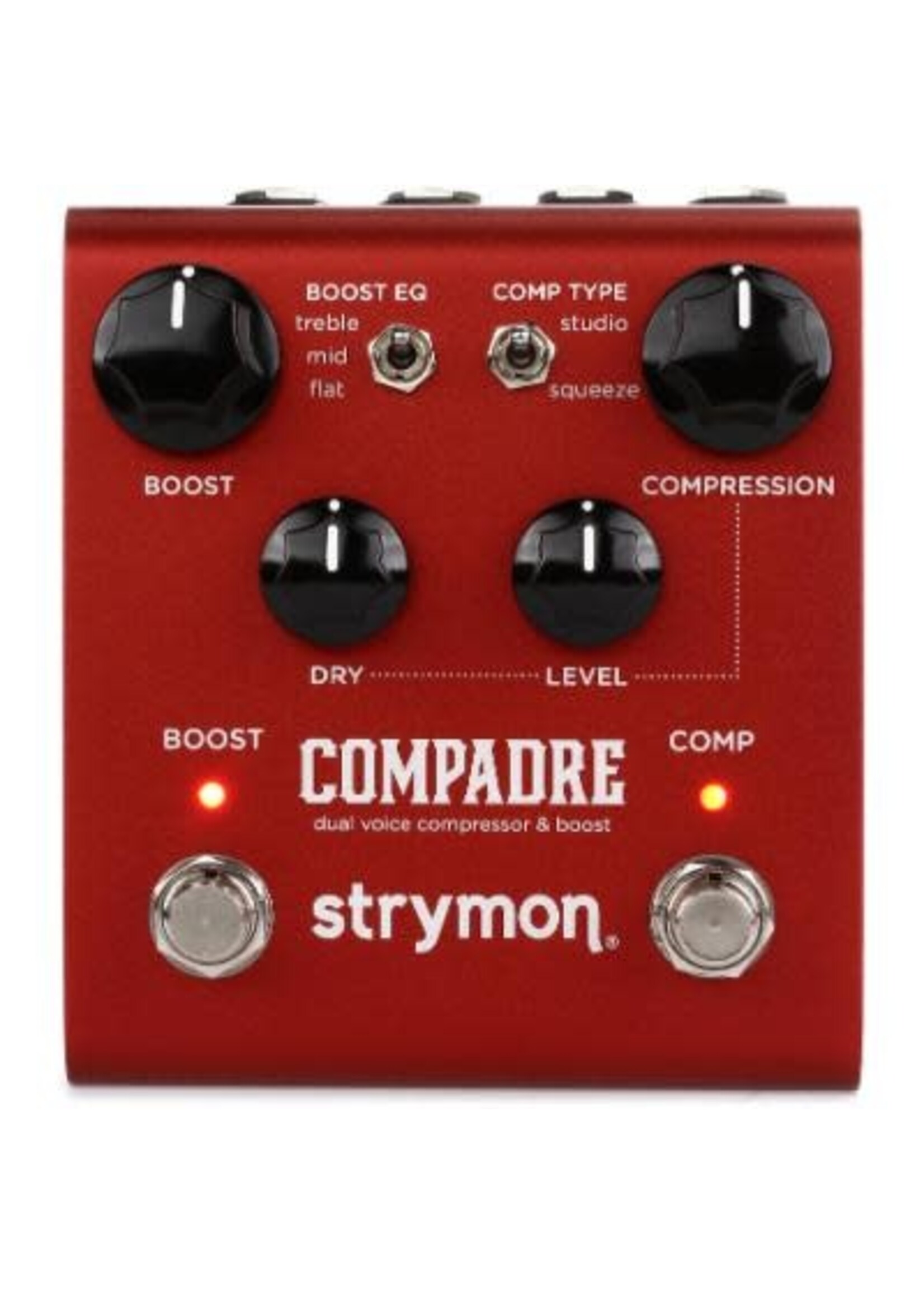 Strymon Strymon Compadre Dual Voice Compressor & Boost Effects Pedal Red