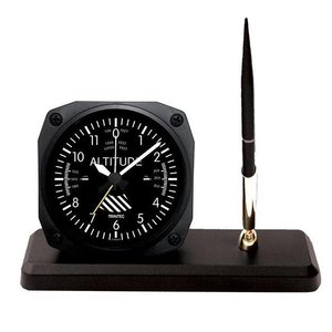 TRINTEC DESK PEN SET - ALTIMETER CLOCK DS 60