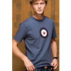 Red Canoe RED CANOE RCAF T SHIRT WASHED BLUE  M-SST-RCAF-01-WB