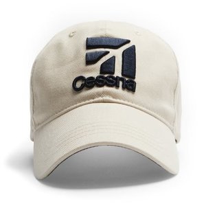 RED CANOE CESSNA 3D LOGO CAP STONE