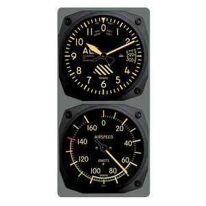 TRINTEC VINTAGE ALTIMETER/AIRSPEED CONSOLE 9060V/9061VC