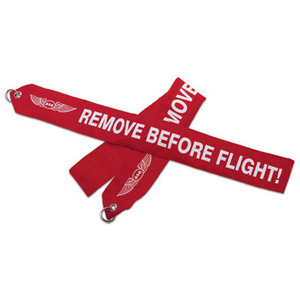 Aircraft Remove Before Flight Banner