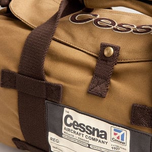 RED CANOE CESSNA CANVAS STOW BAG - TAN