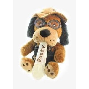 DUSTY DOG STUFFED AVIATOR