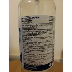 Hand Sanitizer Antibacterial 80% Alcohol 1 Litre