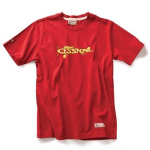 Red Canoe RED CANOE CESSNA VINTAGE LOGO T SHIRT HERITAGE RED