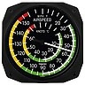 TRINTEC CLASSIC AIRSPEED INDICATOR THERMOMETER 9061