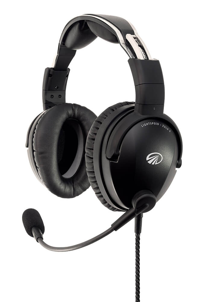 LIGHTSPEED ZULU 4 G/A HEADSET - Calgary Pilot Supply Ltd