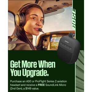 BOSE A30 AVIATION HEADSET 6 PIN LEMO PLUG FLEX POWER 3140