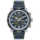 CITIZEN SKYHAWK BLUE ANGELS LEATHER STRAP JY8078-01L