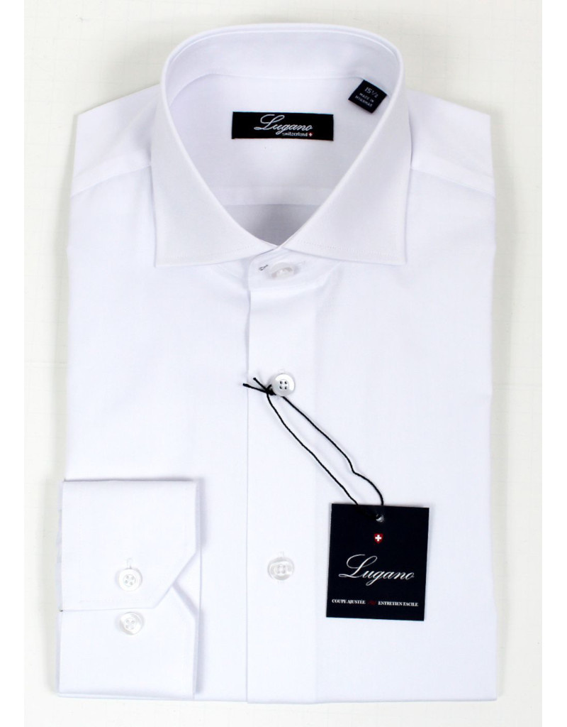 Lugano Dress Shirt LG-200 925507 - Baker Street Menswear