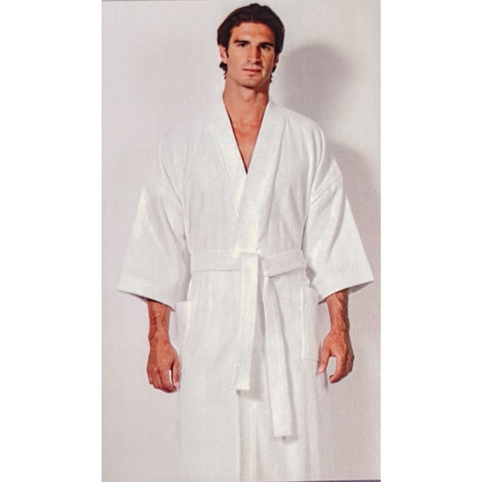 Majestic Majestic Velour Terry Kimono Robe