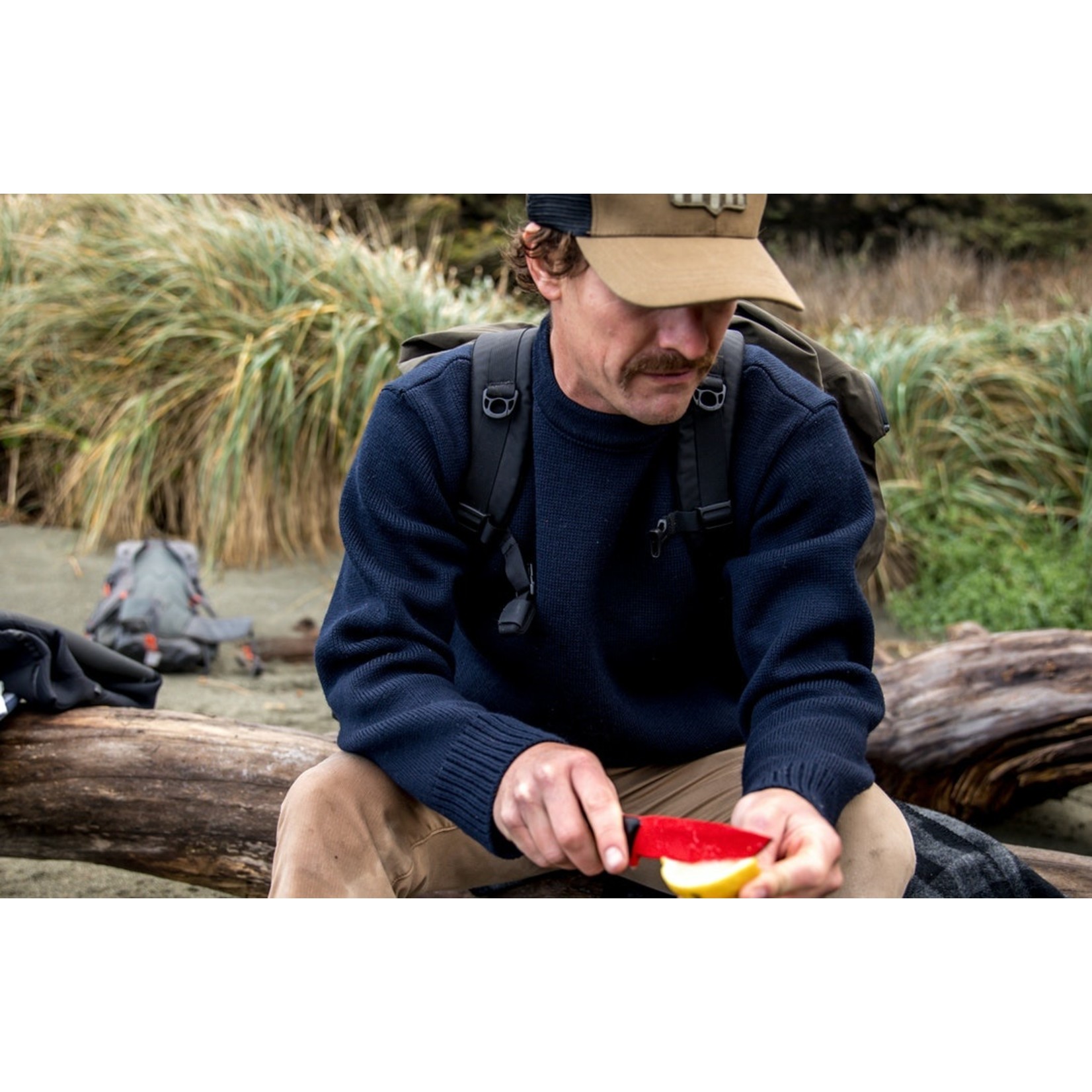 filson crew neck guide sweater