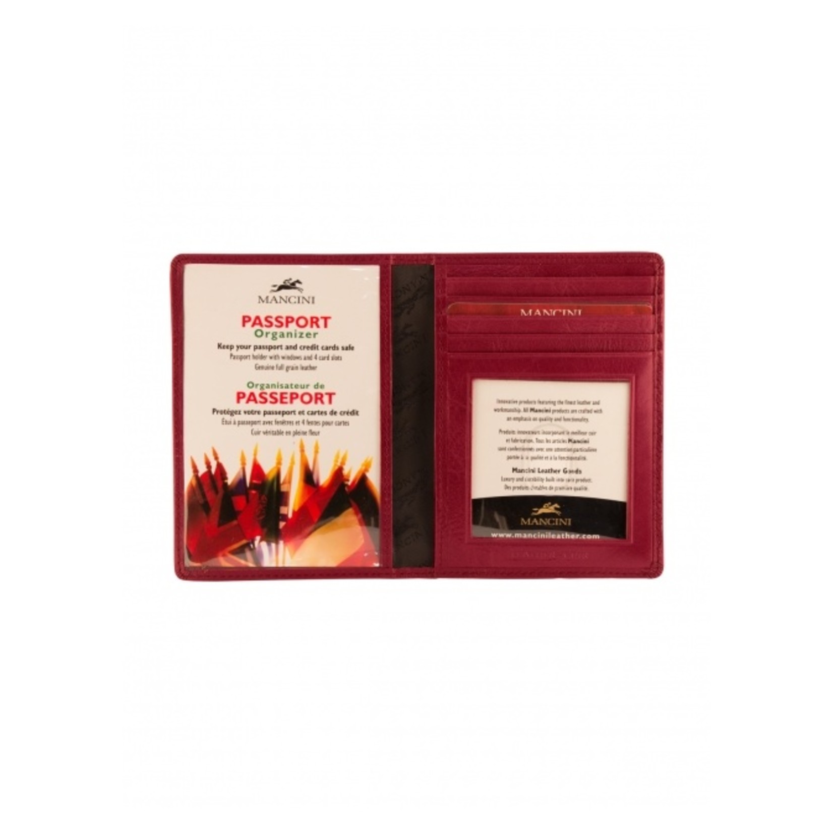 Mancini 52171 RFID Passport wallet