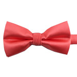 Knotz Solid Coral Bowtie