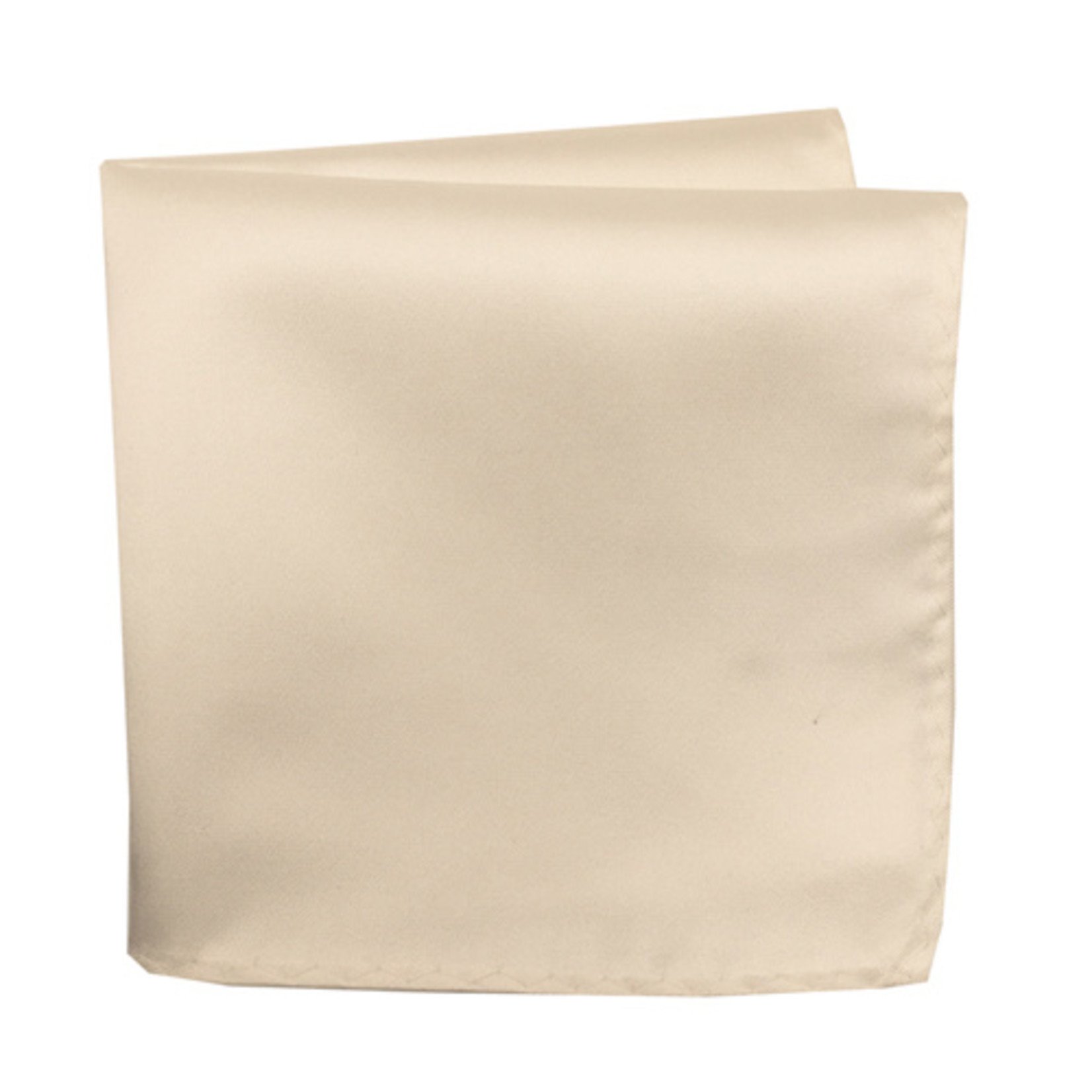 Knotz M100PSQ-60 Solid Ivory Pocket Square