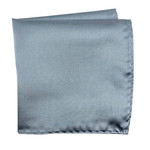 Knotz Solid Gray Pocket Square