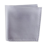 Knotz Silver Pocket Square PSQ100-17