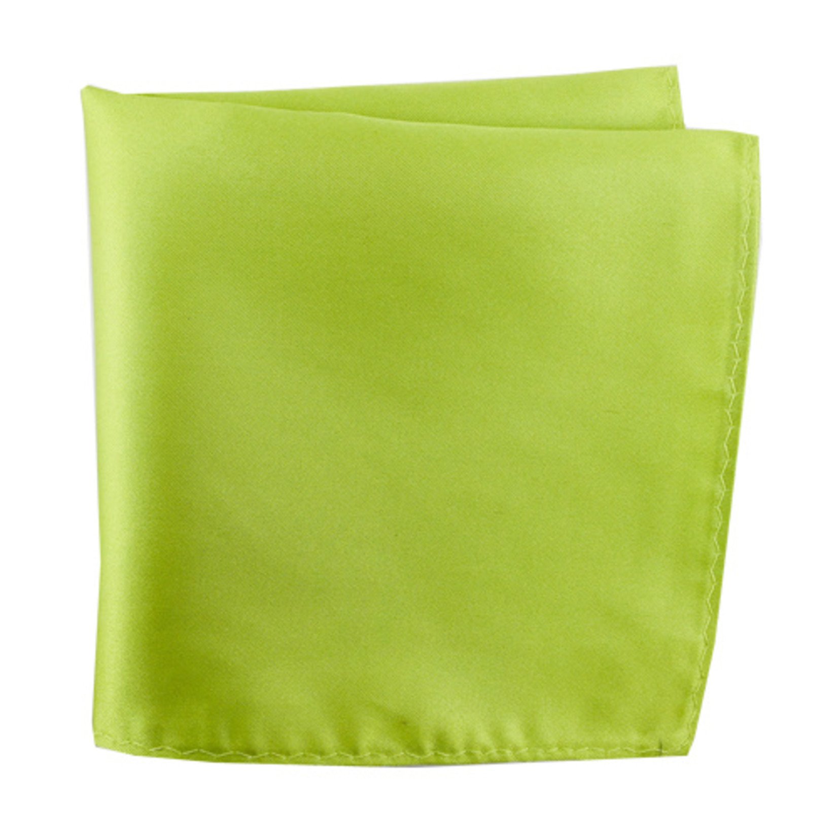 Knotz M100PSQ-16 Solid Lime Pocket Square