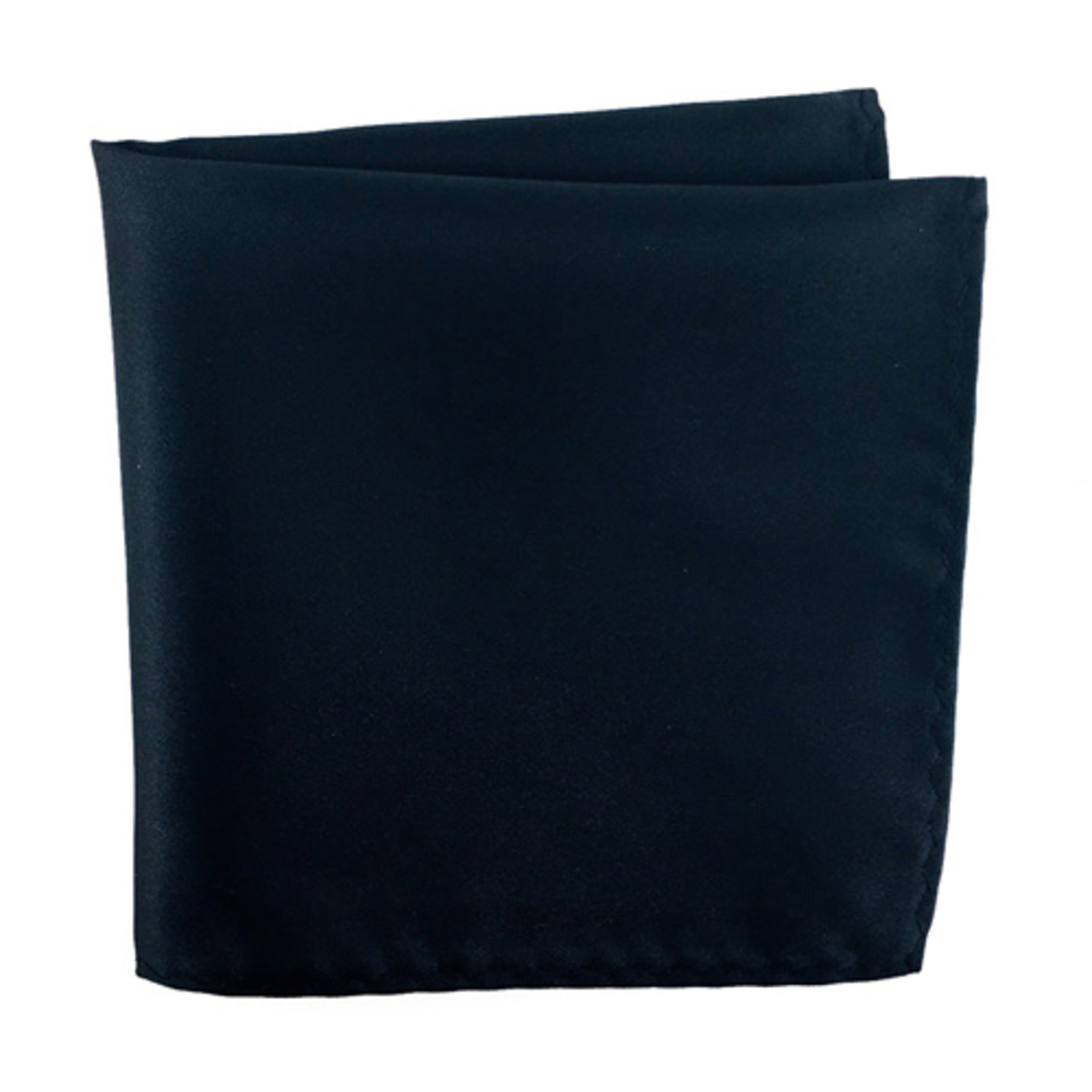 Knotz M100PSQ-1 Solid Black Pocket Square