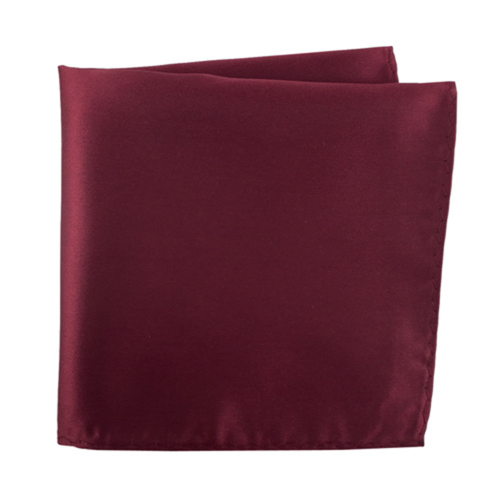 Knotz M100PSQ-6 Solid Burgundy Pocket Square