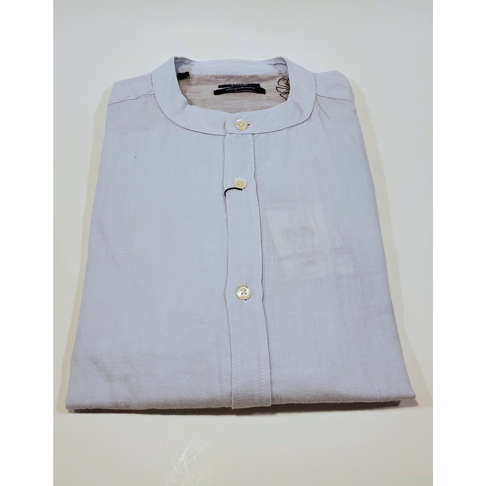 Benson SKT001 Linen Banded Collar Shirt 