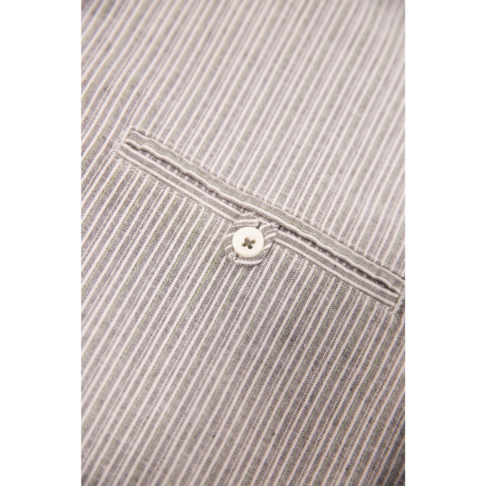 Garcia Garcia C11087 Striped Pocket Short Sleeve Shirt 3942 Deep Army