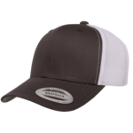 Flexfit 6606T 2-Tone Snapback Trucker Hat - Charcoal/White