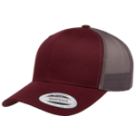 Flexfit Flexfit 6606T 2-Tone Snapback Trucker Hat - Maroon/Grey