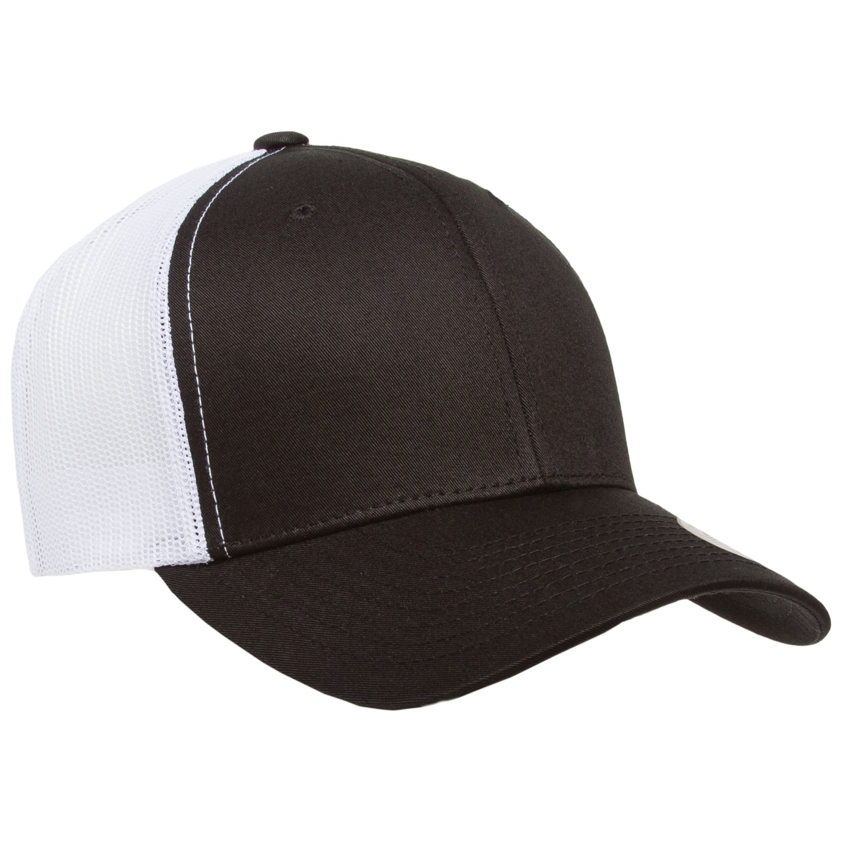 Flexfit Flexfit 6606T 2-Tone Snapback Trucker Hat - Black/White
