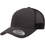 Flexfit 6606 Classic Snapback Trucker Hat - Solid Charcoal